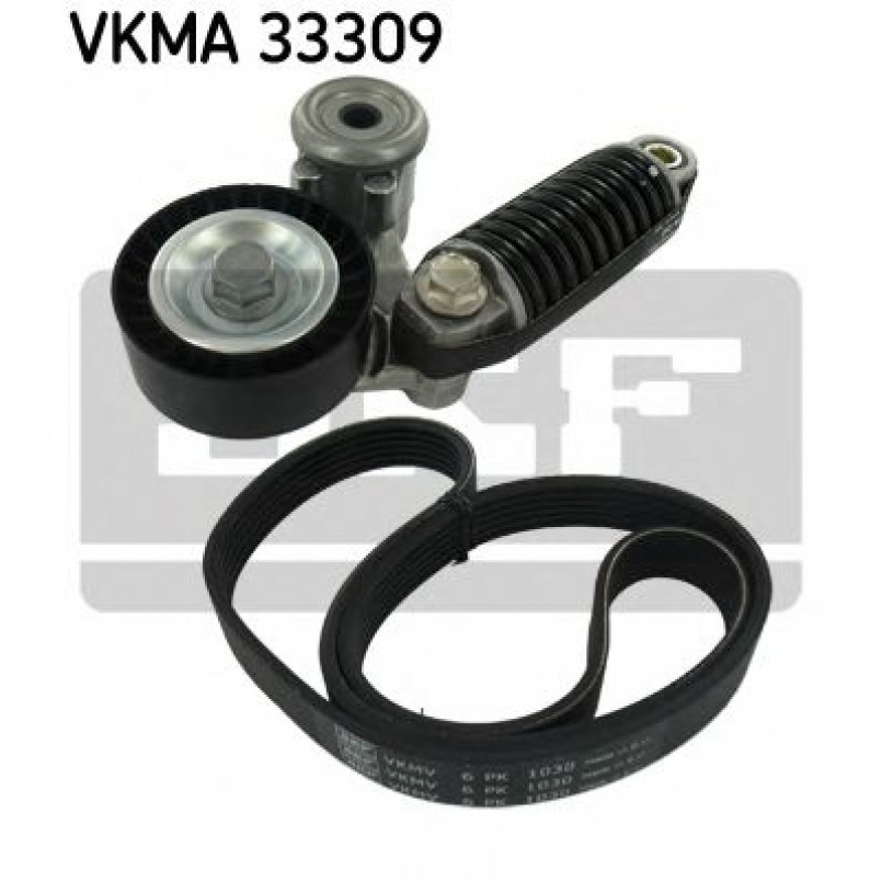 VKMA 33309 SKF Комплект доріжкового ремня (ролик, ремінь)